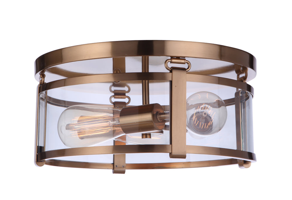 Craftmade Canada - 55383-SB - Three Light Flushmount - Elliot - Satin Brass