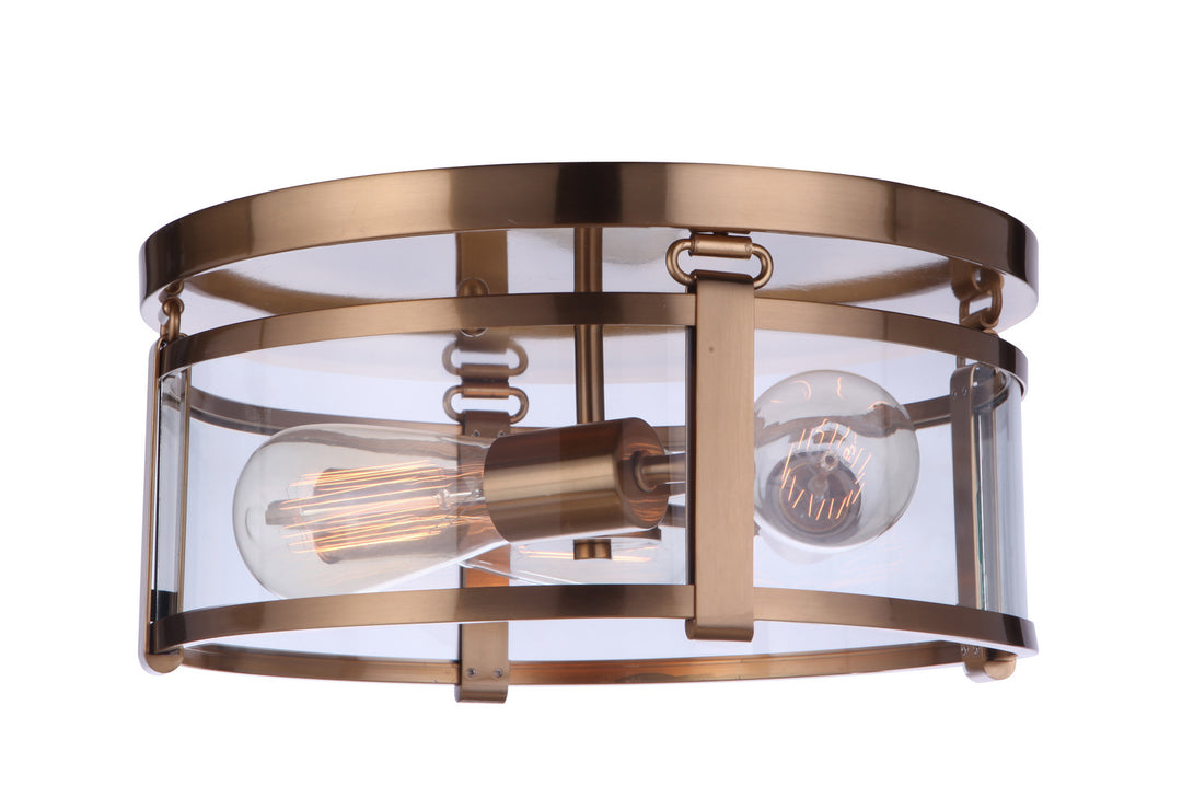 Craftmade Canada - 55383-SB - Three Light Flushmount - Elliot - Satin Brass