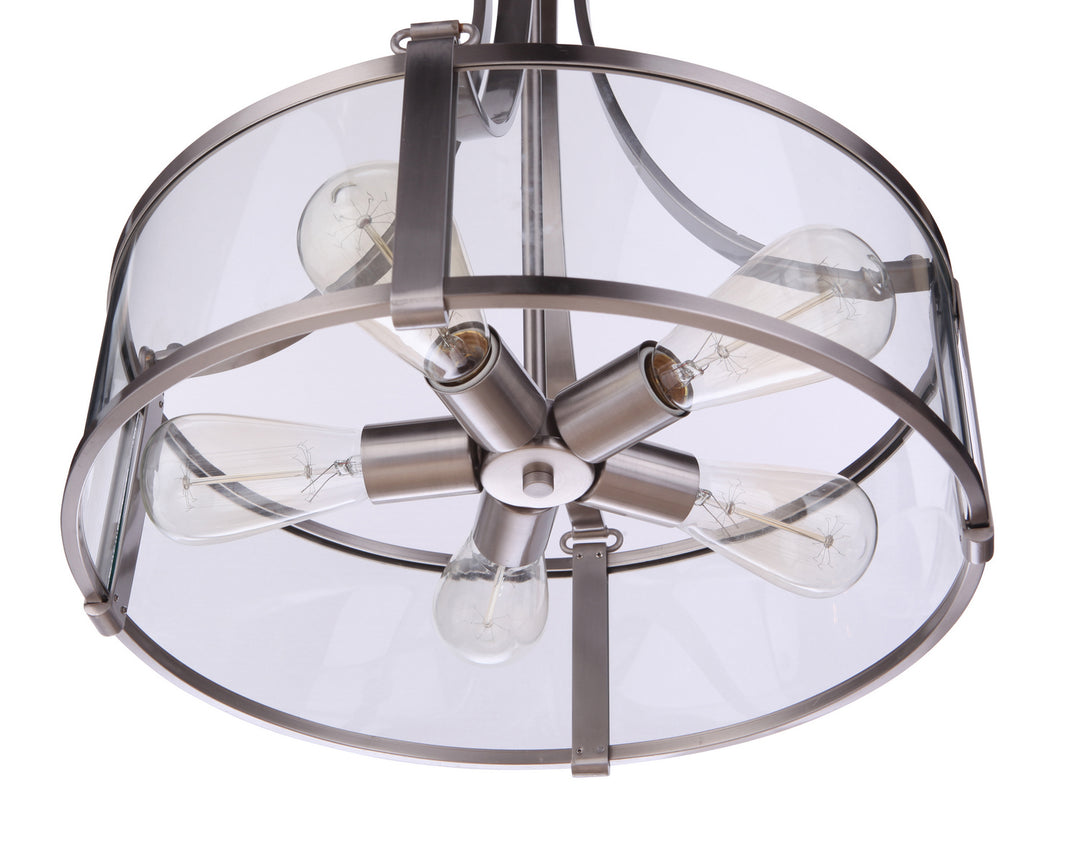 Craftmade Canada - 55395-BNK - Five Light Pendant - Elliot - Brushed Polished Nickel