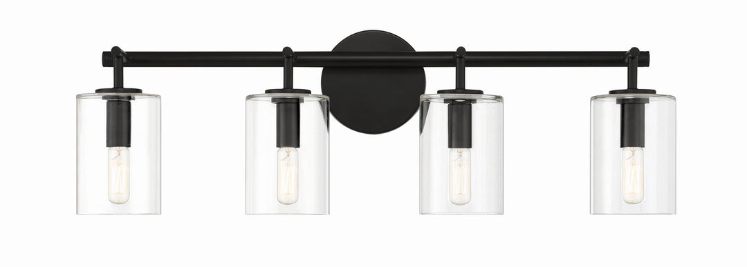 Craftmade Canada - 55604-FB - Four Light Vanity - Hailie - Flat Black