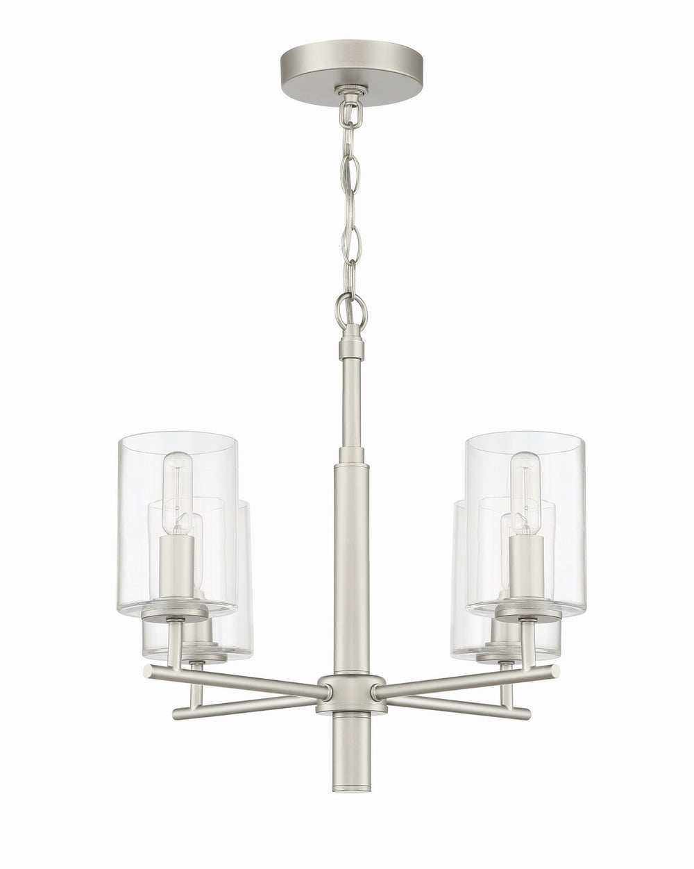 Craftmade Canada - 55624-SN - Four Light Chandelier - Hailie - Satin Nickel
