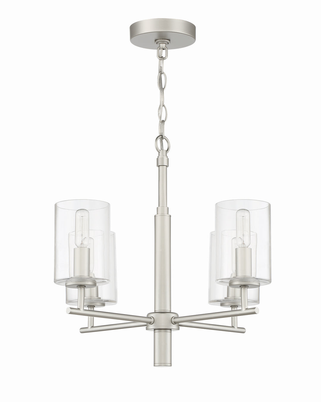 Craftmade Canada - 55624-SN - Four Light Chandelier - Hailie - Satin Nickel