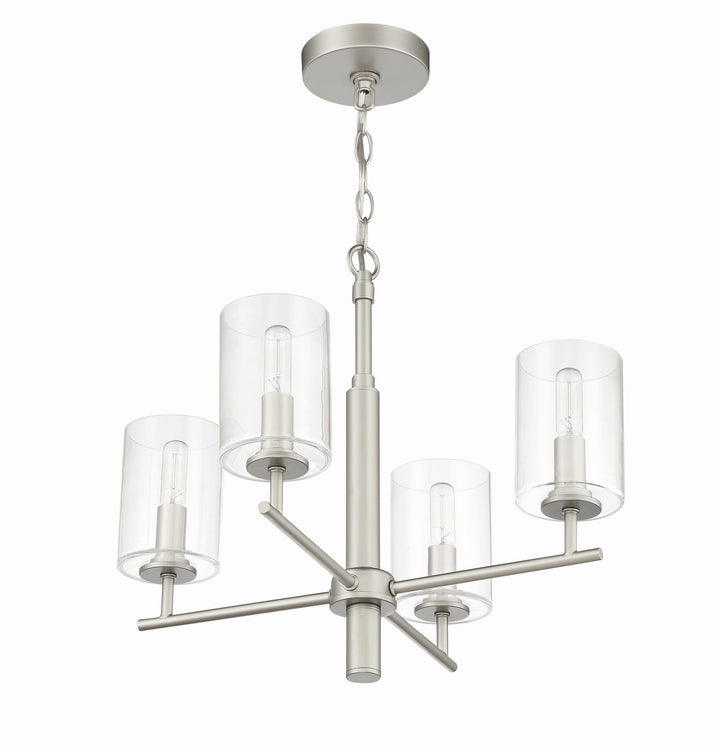 Craftmade Canada - 55624-SN - Four Light Chandelier - Hailie - Satin Nickel