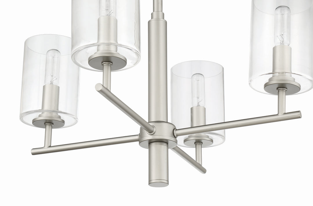 Craftmade Canada - 55624-SN - Four Light Chandelier - Hailie - Satin Nickel