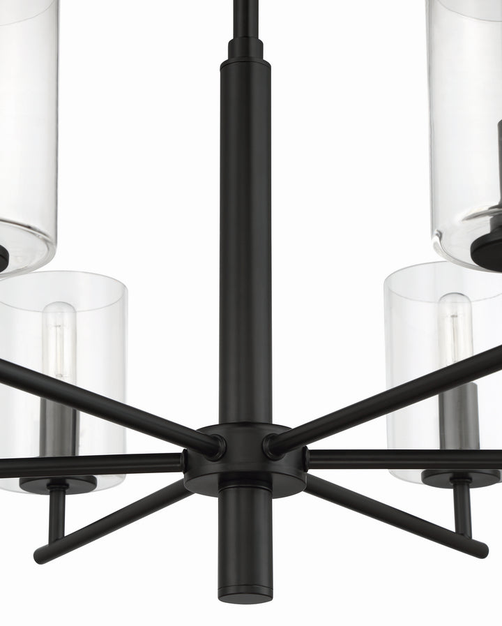 Craftmade Canada - 55626-FB - Six Light Chandelier - Hailie - Flat Black