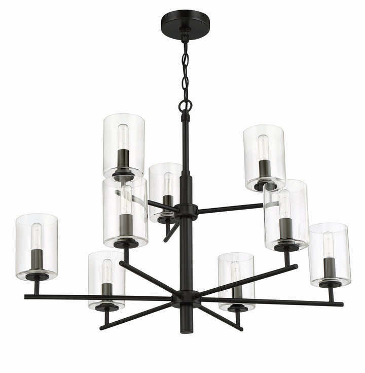Craftmade Canada - 55629-FB - Nine Light Chandelier - Hailie - Flat Black
