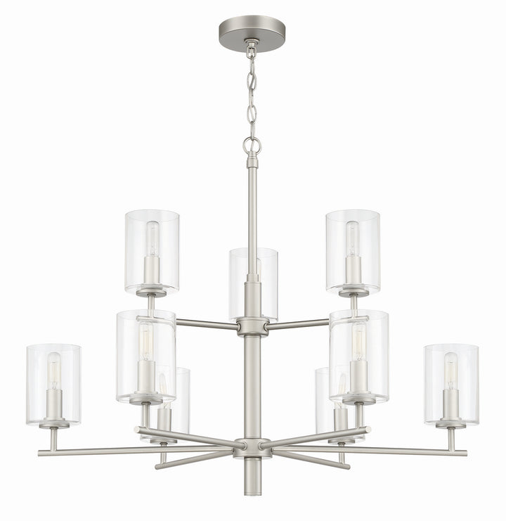 Craftmade Canada - 55629-SN - Nine Light Chandelier - Hailie - Satin Nickel