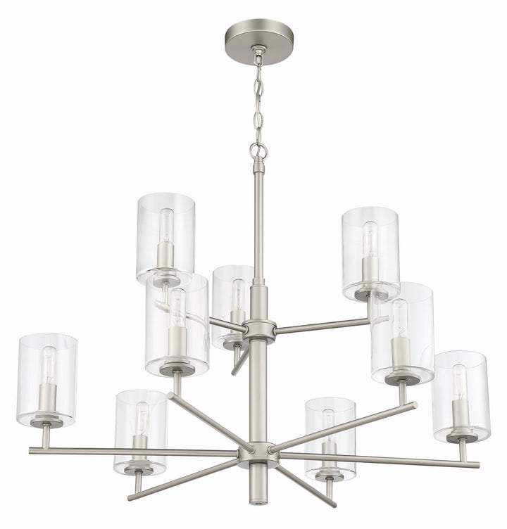 Craftmade Canada - 55629-SN - Nine Light Chandelier - Hailie - Satin Nickel