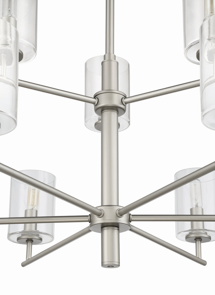 Craftmade Canada - 55629-SN - Nine Light Chandelier - Hailie - Satin Nickel