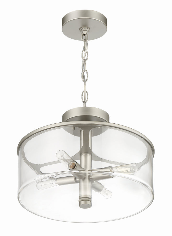 Craftmade Canada - 55654-SN - Four Light Convertible Semi Flush - Hailie - Satin Nickel