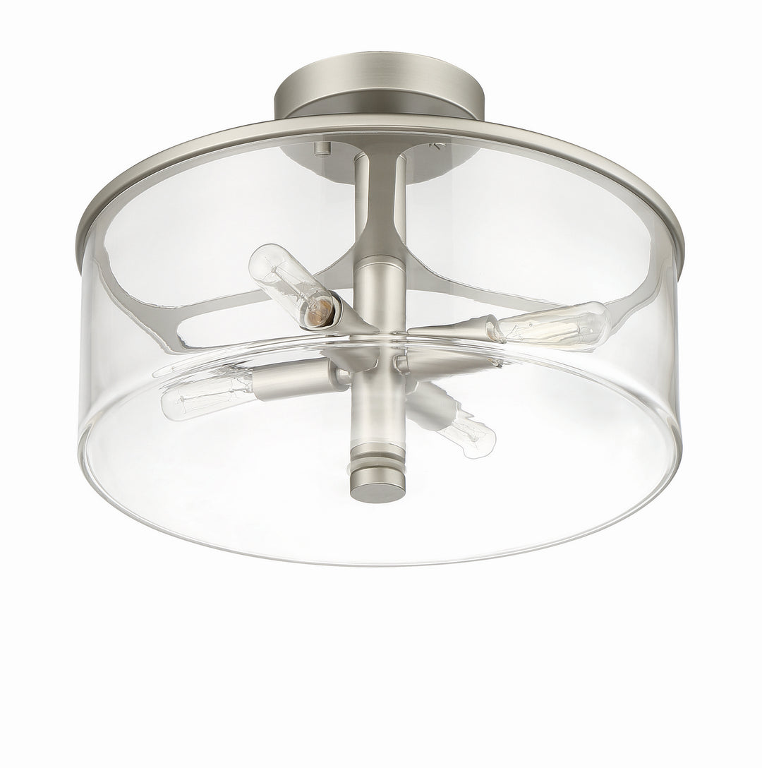Craftmade Canada - 55654-SN - Four Light Convertible Semi Flush - Hailie - Satin Nickel