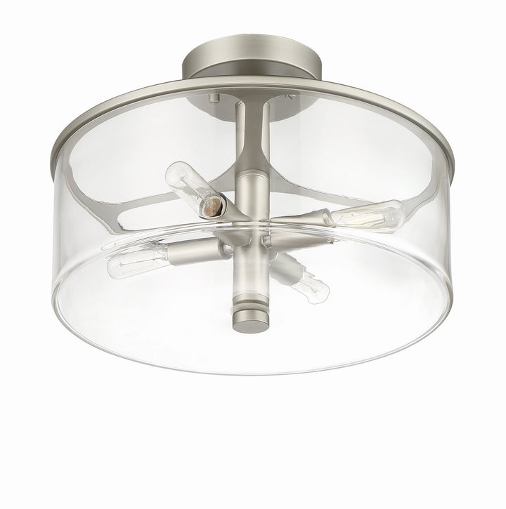 Craftmade Canada - 55654-SN - Four Light Convertible Semi Flush - Hailie - Satin Nickel