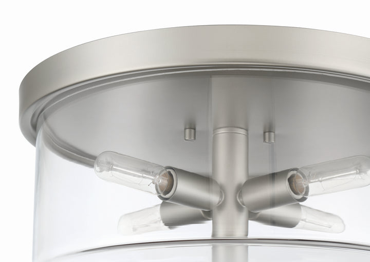 Craftmade Canada - 55684-SN - Four Light Flushmount - Hailie - Satin Nickel