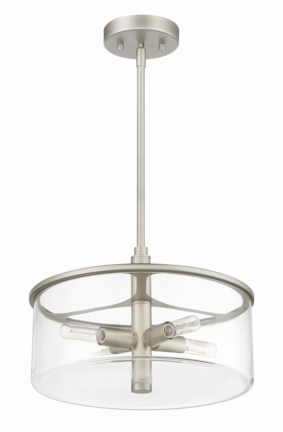 Craftmade Canada - 55694-SN - Four Light Pendant - Hailie - Satin Nickel