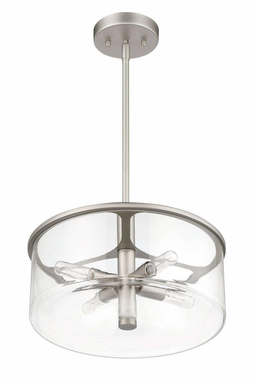 Craftmade Canada - 55694-SN - Four Light Pendant - Hailie - Satin Nickel