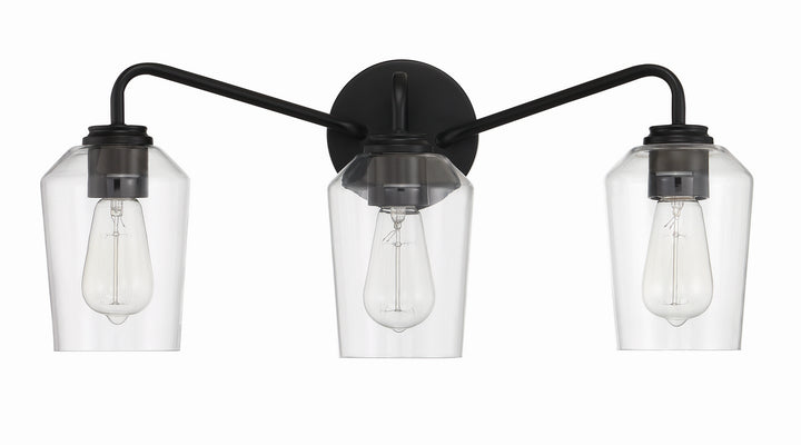 Craftmade Canada - 56103-FB - Three Light Vanity - Shayna - Flat Black