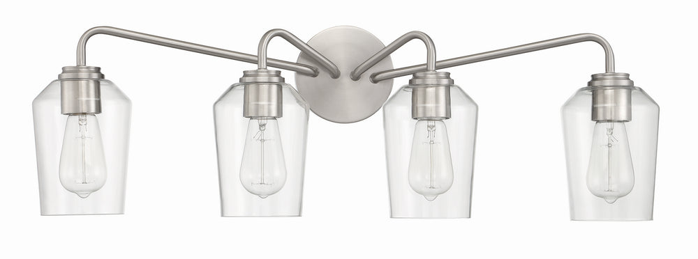 Craftmade Canada - 56104-BNK - Four Light Vanity - Shayna - Brushed Polished Nickel