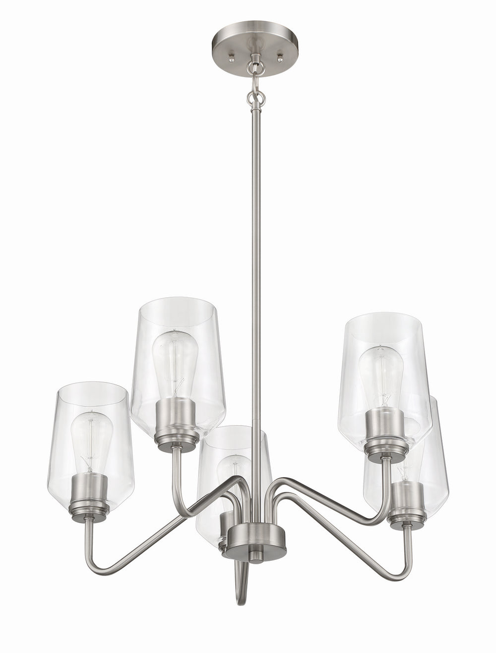 Craftmade Canada - 56125-BNK - Five Light Chandelier - Shayna - Brushed Polished Nickel