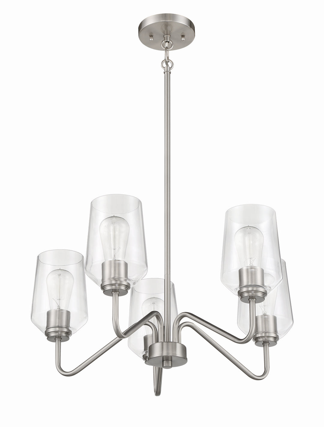 Craftmade Canada - 56125-BNK - Five Light Chandelier - Shayna - Brushed Polished Nickel