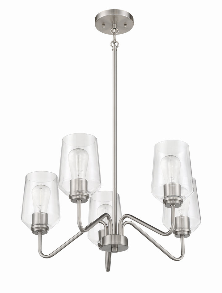 Craftmade Canada - 56125-BNK - Five Light Chandelier - Shayna - Brushed Polished Nickel