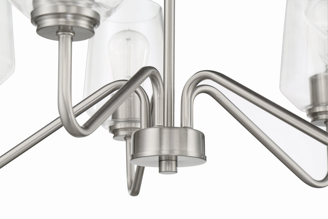 Craftmade Canada - 56125-BNK - Five Light Chandelier - Shayna - Brushed Polished Nickel