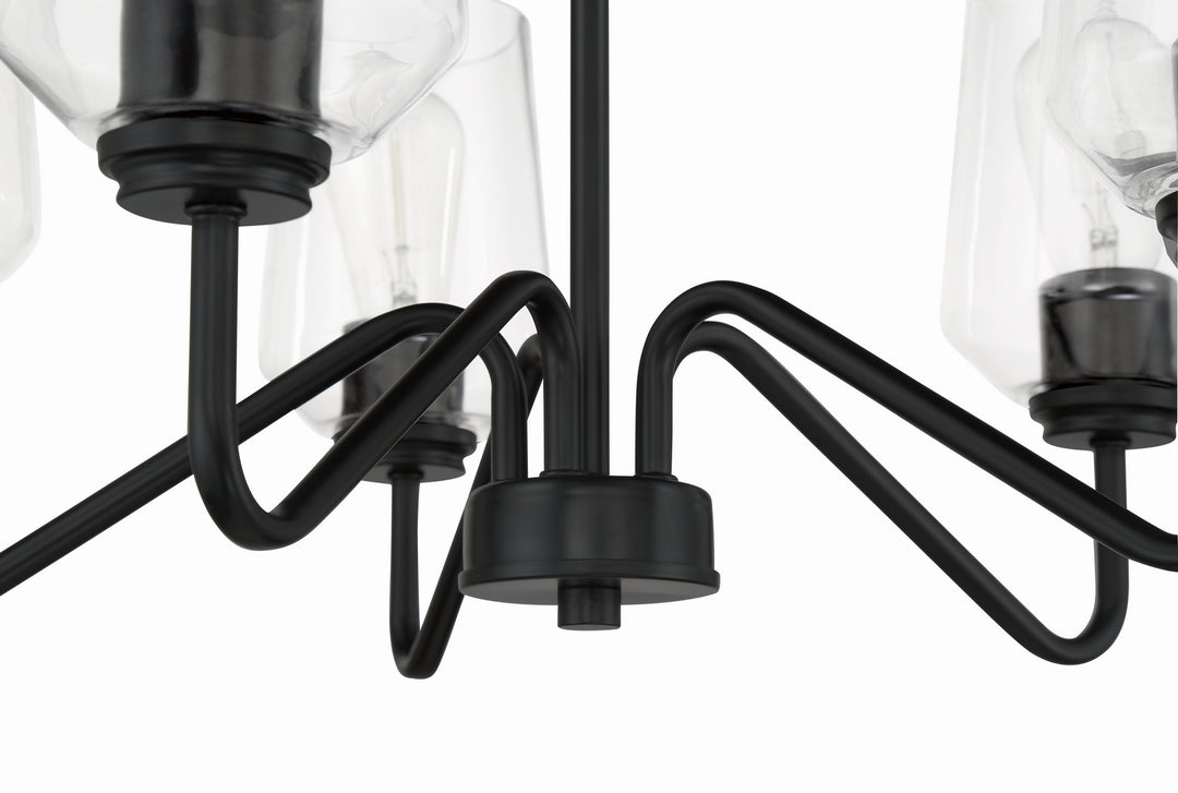 Craftmade Canada - 56125-FB - Five Light Chandelier - Shayna - Flat Black