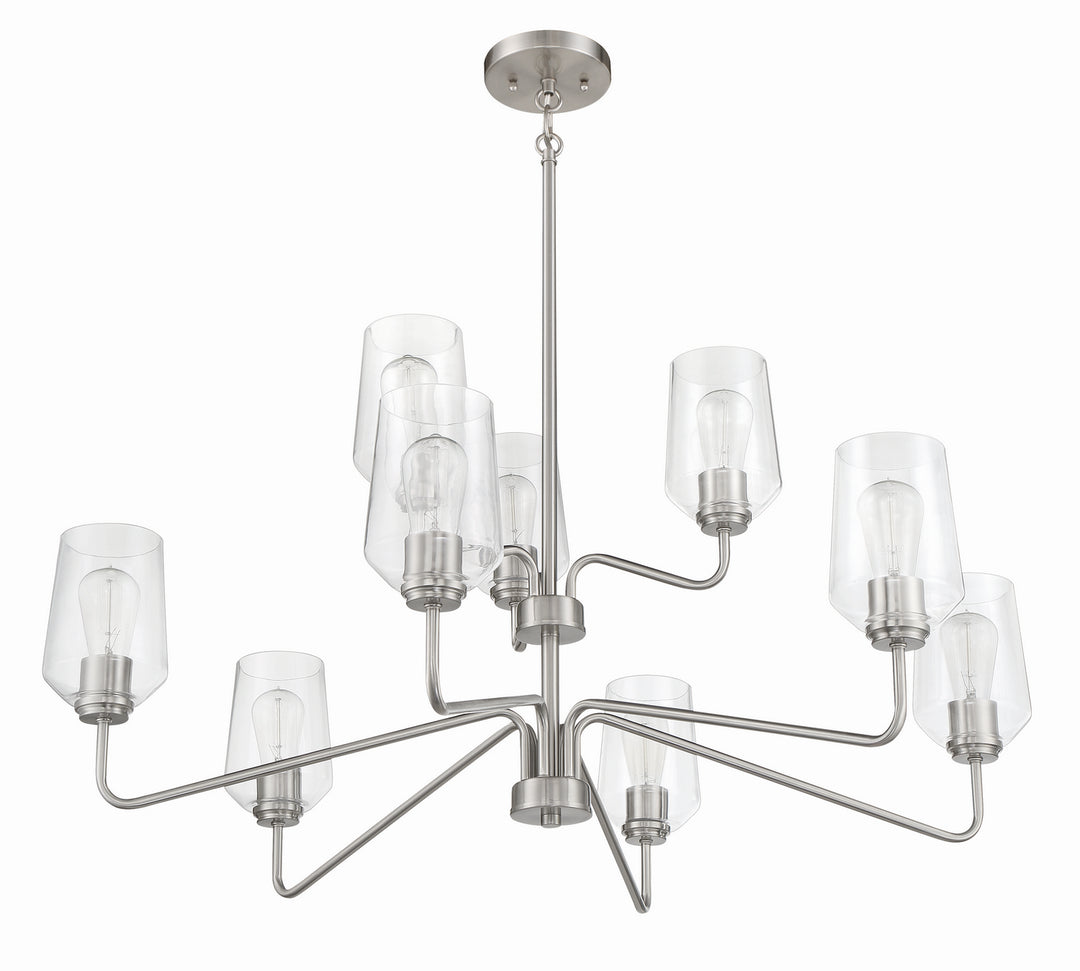 Craftmade Canada - 56129-BNK - Nine Light Chandelier - Shayna - Brushed Polished Nickel