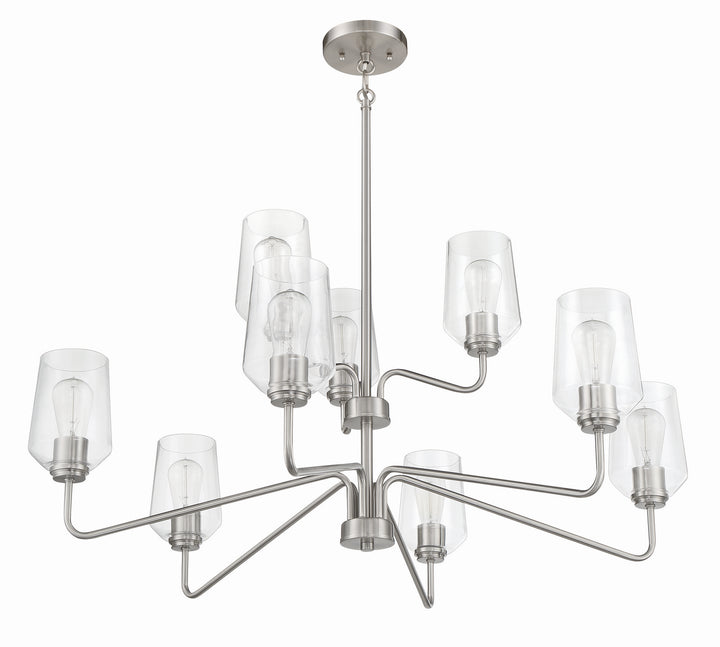Craftmade Canada - 56129-BNK - Nine Light Chandelier - Shayna - Brushed Polished Nickel