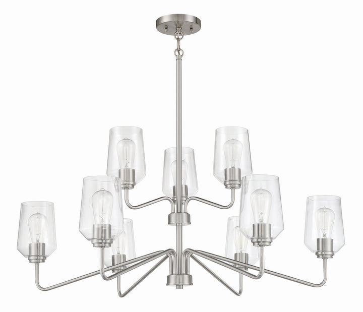 Craftmade Canada - 56129-BNK - Nine Light Chandelier - Shayna - Brushed Polished Nickel