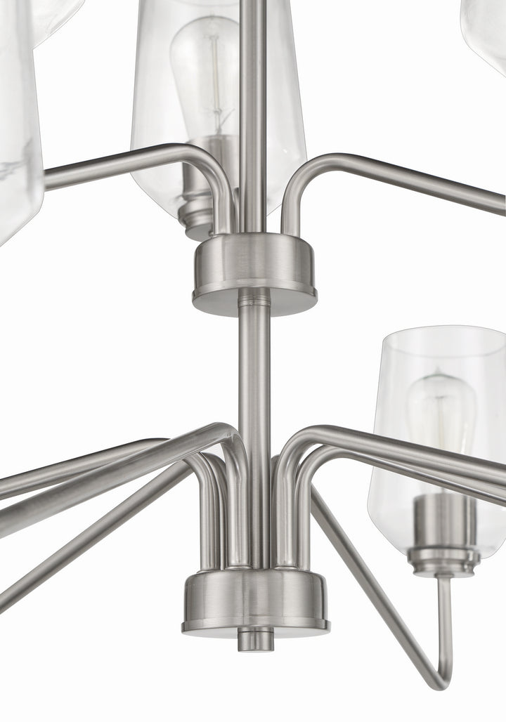 Craftmade Canada - 56129-BNK - Nine Light Chandelier - Shayna - Brushed Polished Nickel