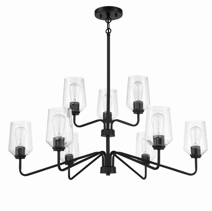 Craftmade Canada - 56129-FB - Nine Light Chandelier - Shayna - Flat Black
