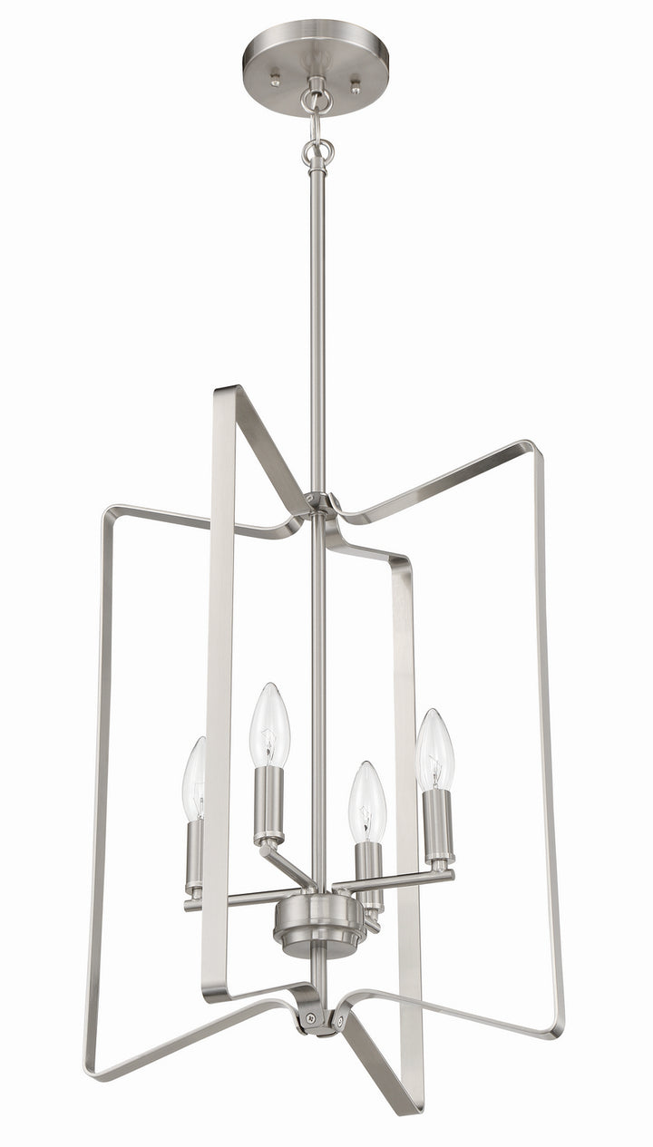 Craftmade Canada - 56134-BNK - Four Light Foyer Pendant - Shayna - Brushed Polished Nickel