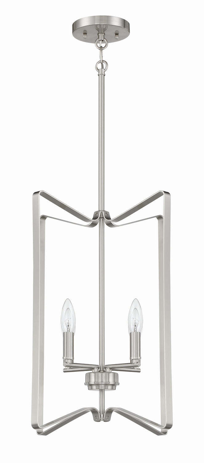 Craftmade Canada - 56134-BNK - Four Light Foyer Pendant - Shayna - Brushed Polished Nickel