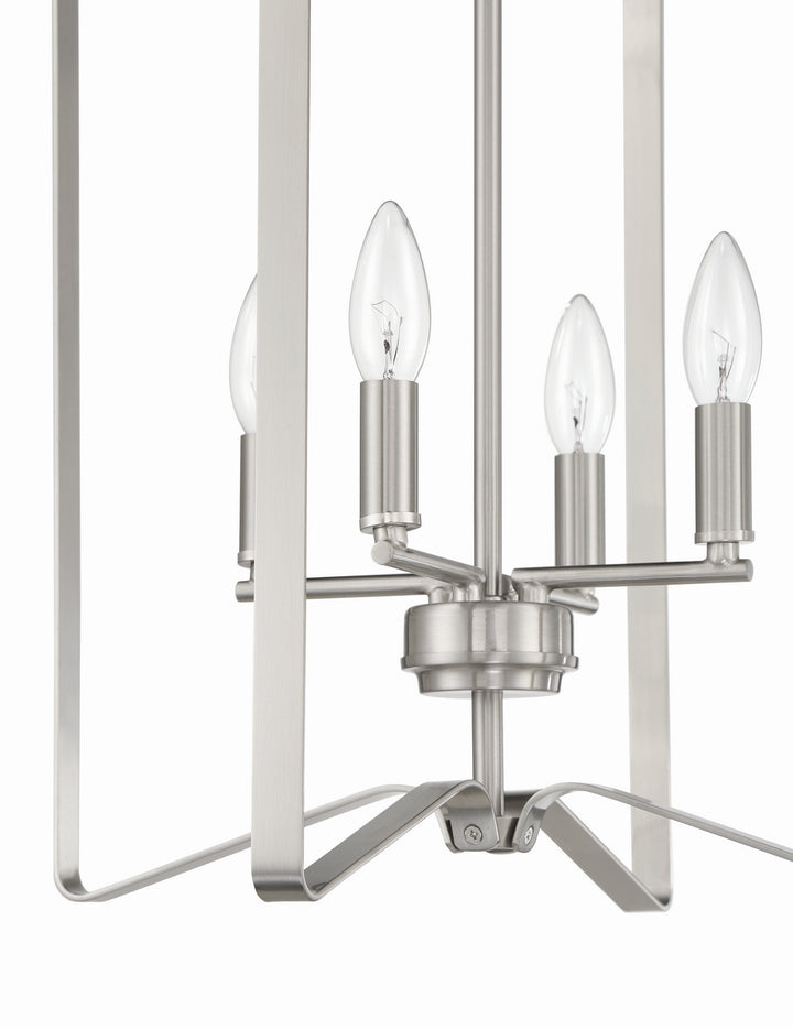 Craftmade Canada - 56134-BNK - Four Light Foyer Pendant - Shayna - Brushed Polished Nickel