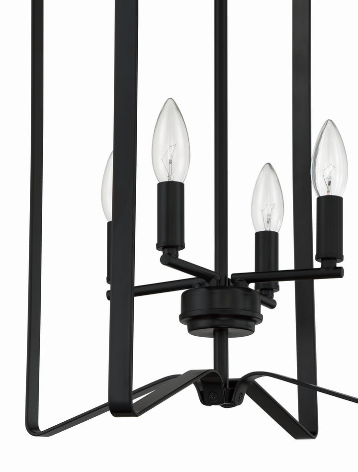 Craftmade Canada - 56134-FB - Four Light Foyer Pendant - Shayna - Flat Black