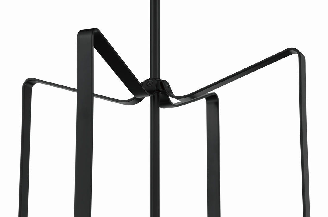 Craftmade Canada - 56134-FB - Four Light Foyer Pendant - Shayna - Flat Black