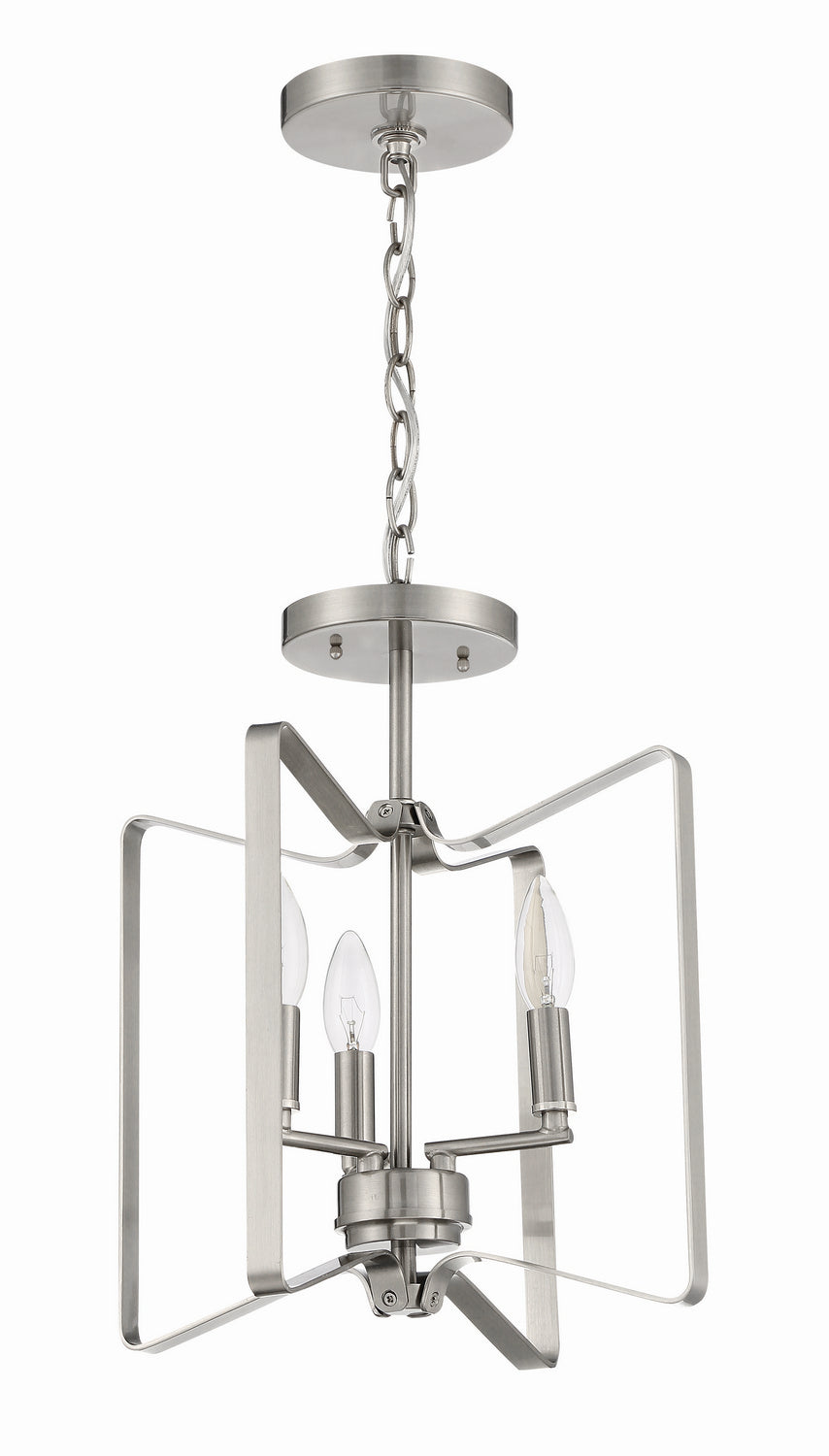 Craftmade Canada - 56153-BNK - Three Light Convertible Semi Flush - Shayna - Brushed Polished Nickel