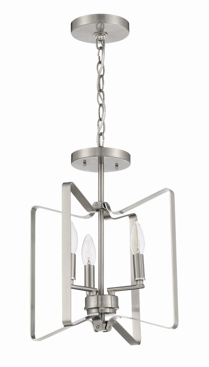 Craftmade Canada - 56153-BNK - Three Light Convertible Semi Flush - Shayna - Brushed Polished Nickel