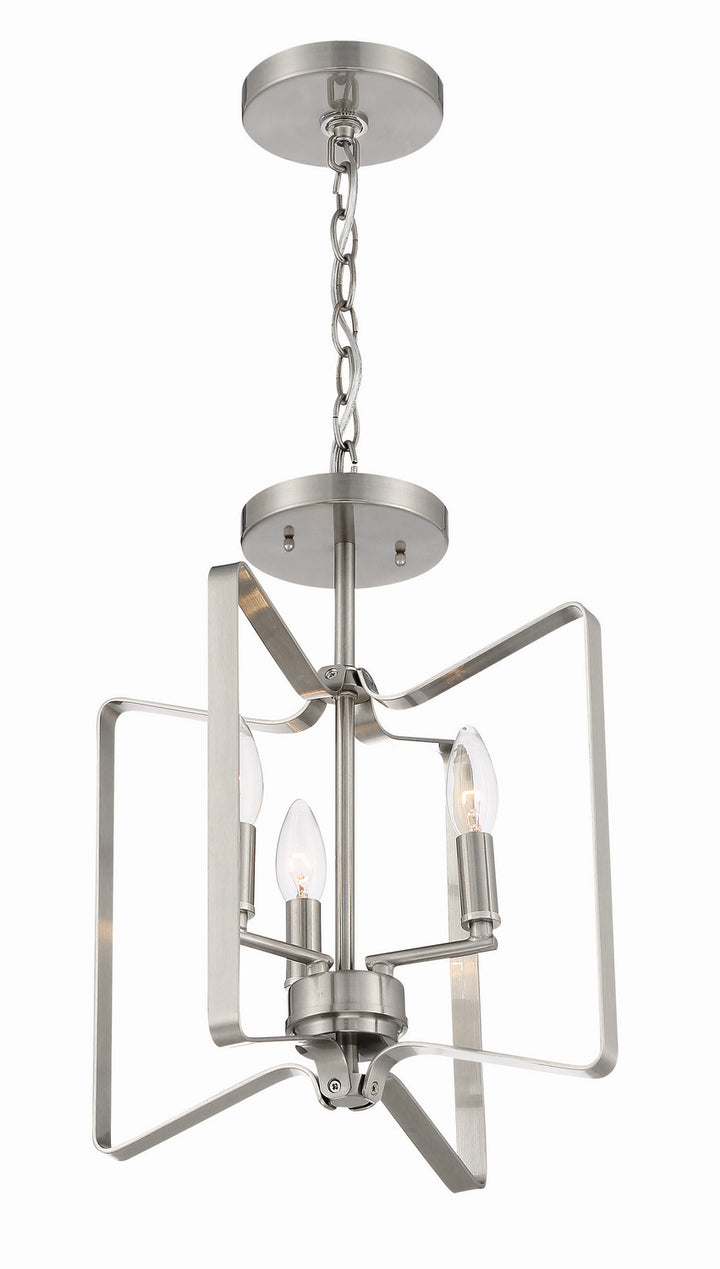 Craftmade Canada - 56153-BNK - Three Light Convertible Semi Flush - Shayna - Brushed Polished Nickel