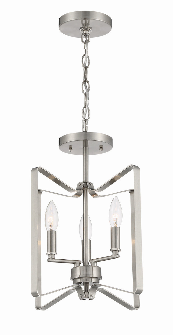 Craftmade Canada - 56153-BNK - Three Light Convertible Semi Flush - Shayna - Brushed Polished Nickel