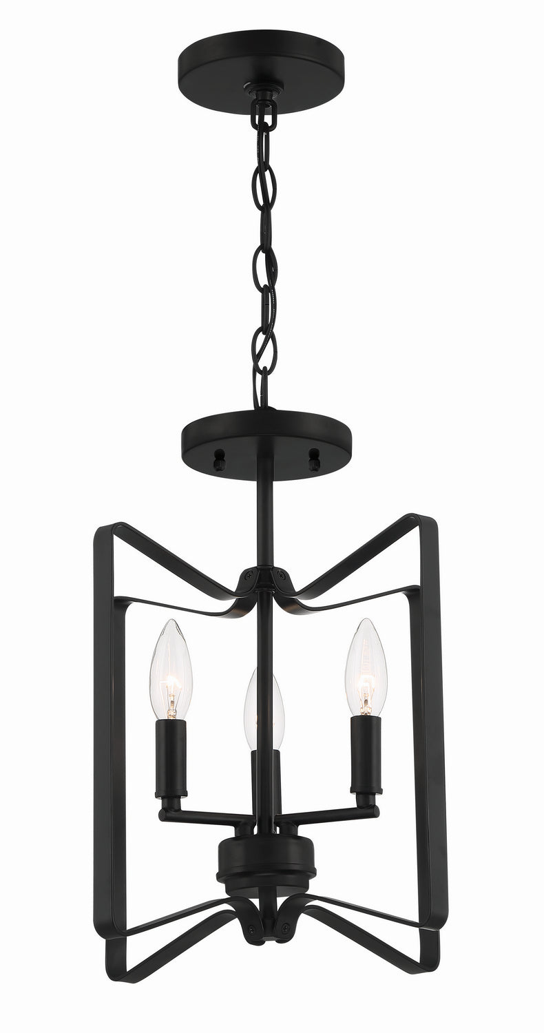 Craftmade Canada - 56153-FB - Three Light Convertible Semi Flush - Shayna - Flat Black