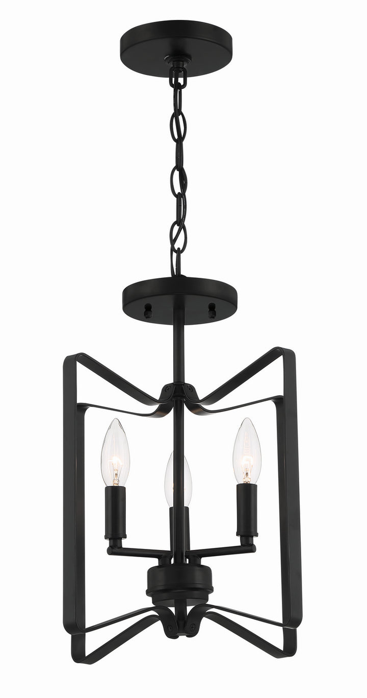Craftmade Canada - 56153-FB - Three Light Convertible Semi Flush - Shayna - Flat Black