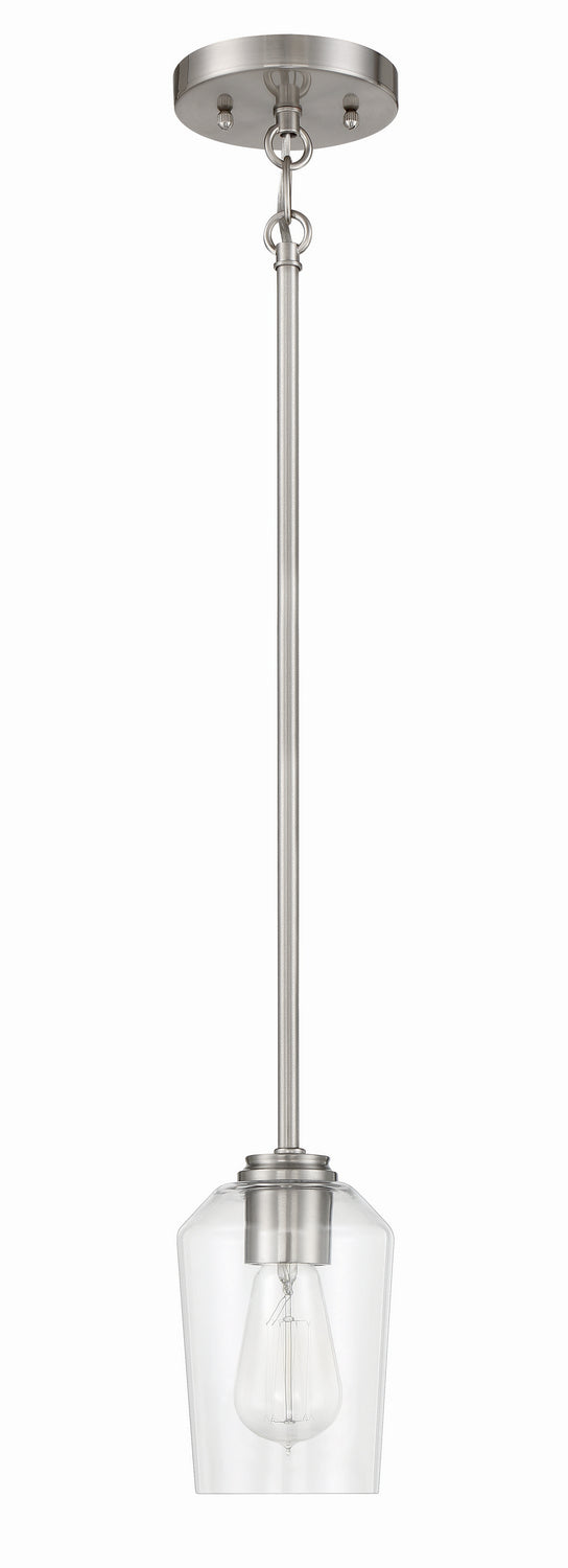Craftmade Canada - 56191-BNK - One Light Mini Pendant - Shayna - Brushed Polished Nickel