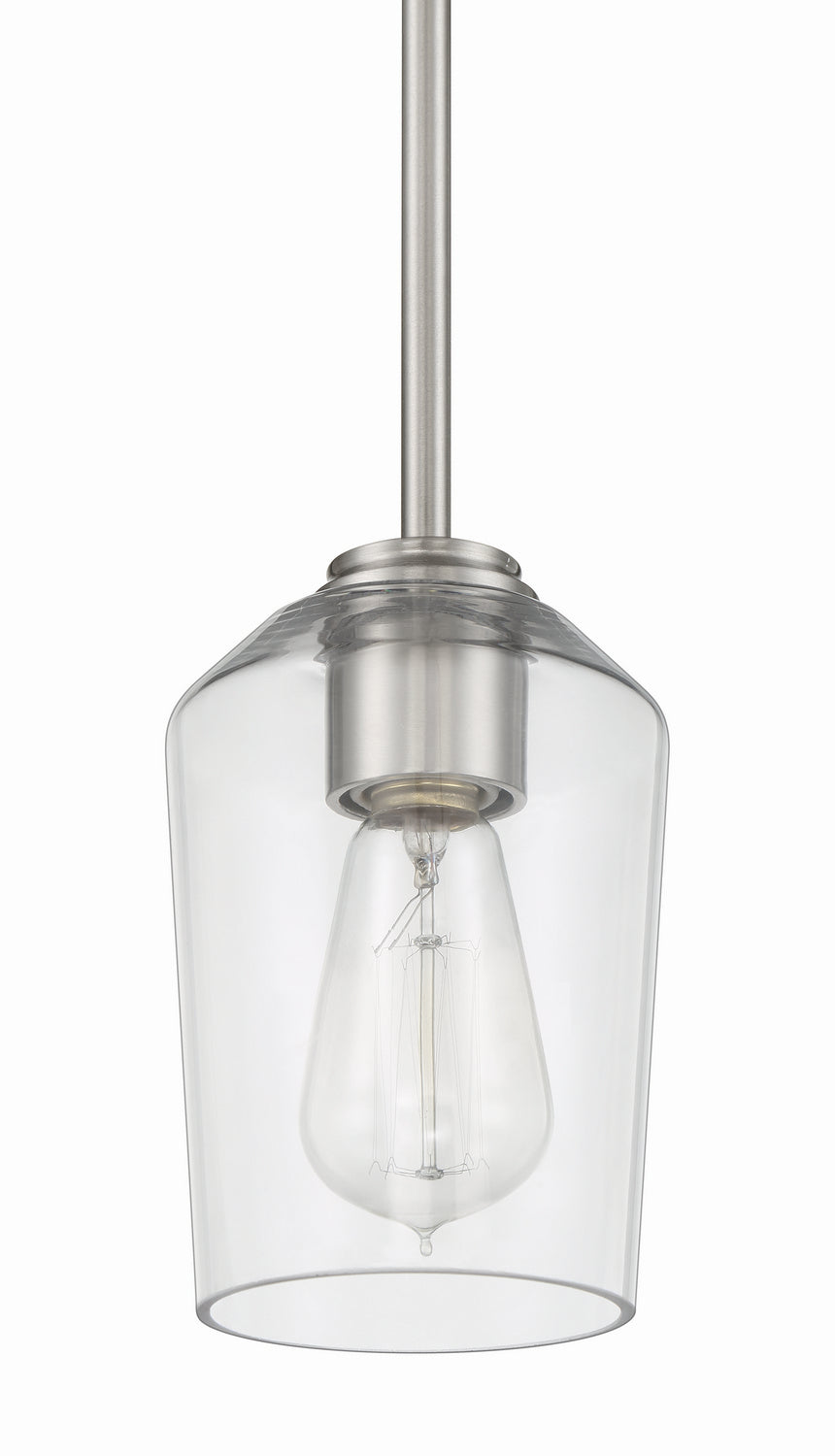 Craftmade Canada - 56191-BNK - One Light Mini Pendant - Shayna - Brushed Polished Nickel