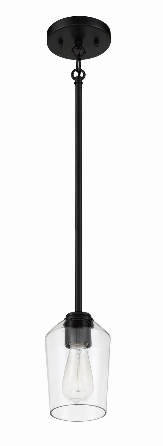 Craftmade Canada - 56191-FB - One Light Mini Pendant - Shayna - Flat Black