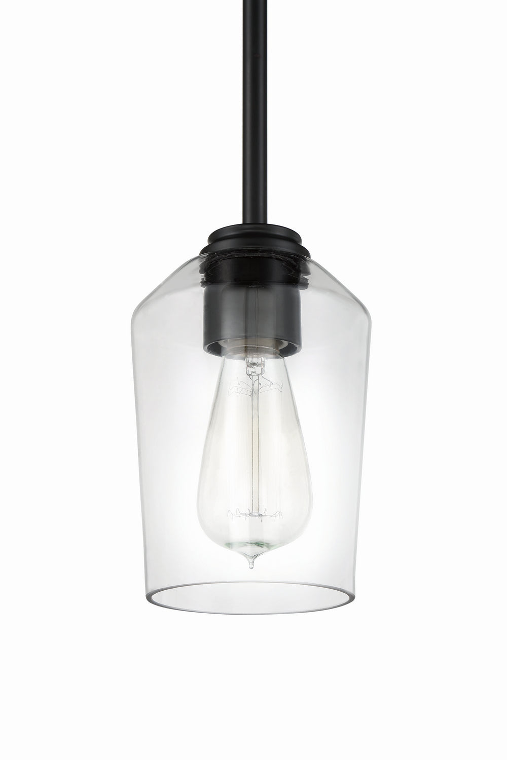 Craftmade Canada - 56191-FB - One Light Mini Pendant - Shayna - Flat Black