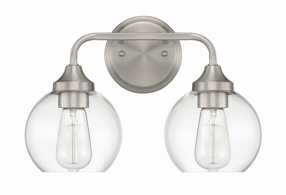 Craftmade Canada - 56202-BNK - Two Light Vanity - Glenda - Brushed Polished Nickel
