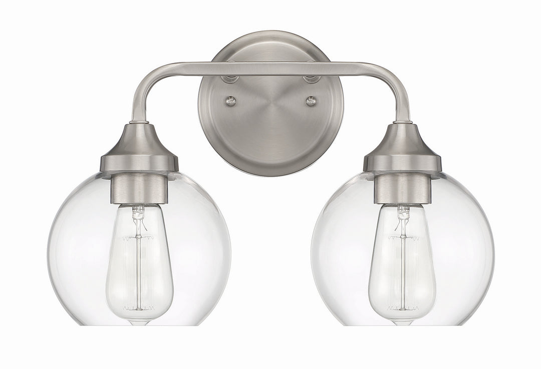 Craftmade Canada - 56202-BNK - Two Light Vanity - Glenda - Brushed Polished Nickel