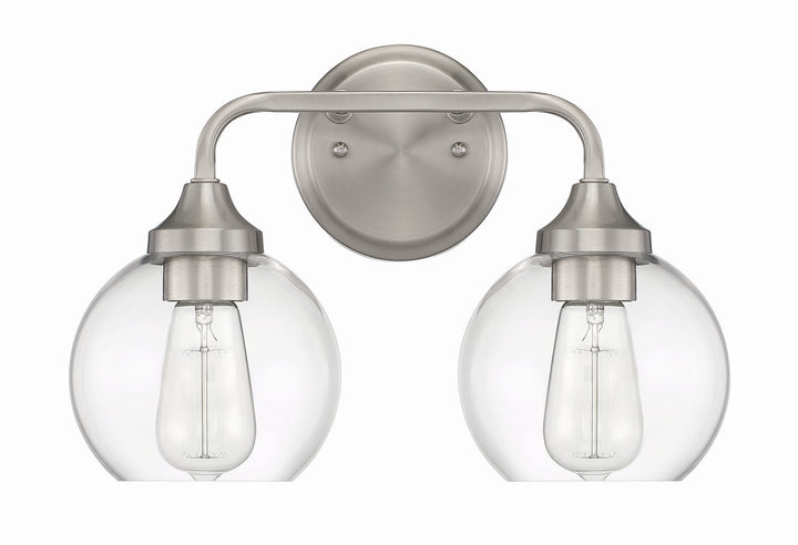 Craftmade Canada - 56202-BNK - Two Light Vanity - Glenda - Brushed Polished Nickel