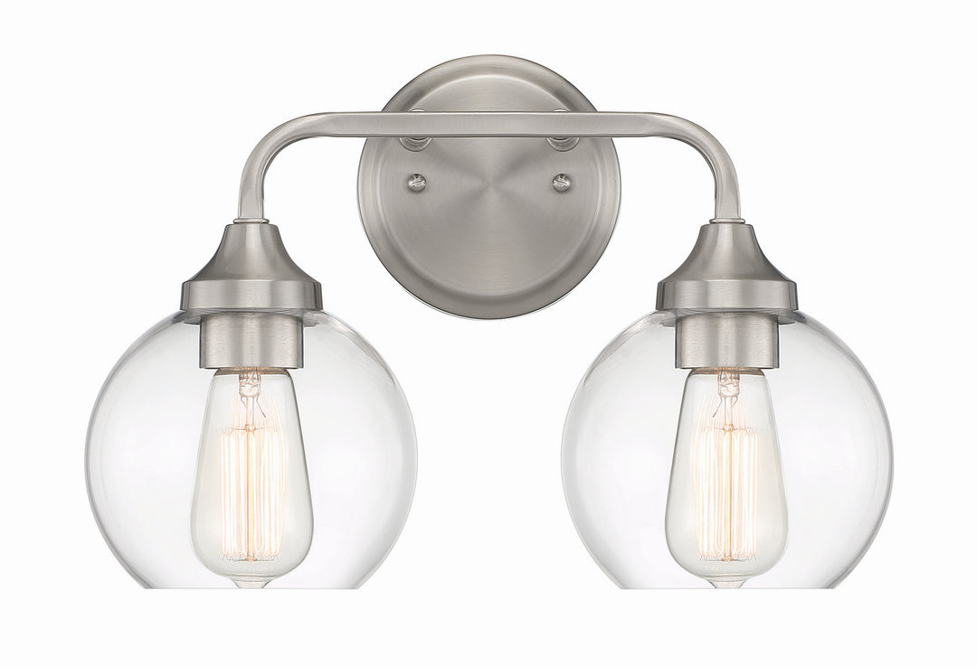 Craftmade Canada - 56202-BNK - Two Light Vanity - Glenda - Brushed Polished Nickel